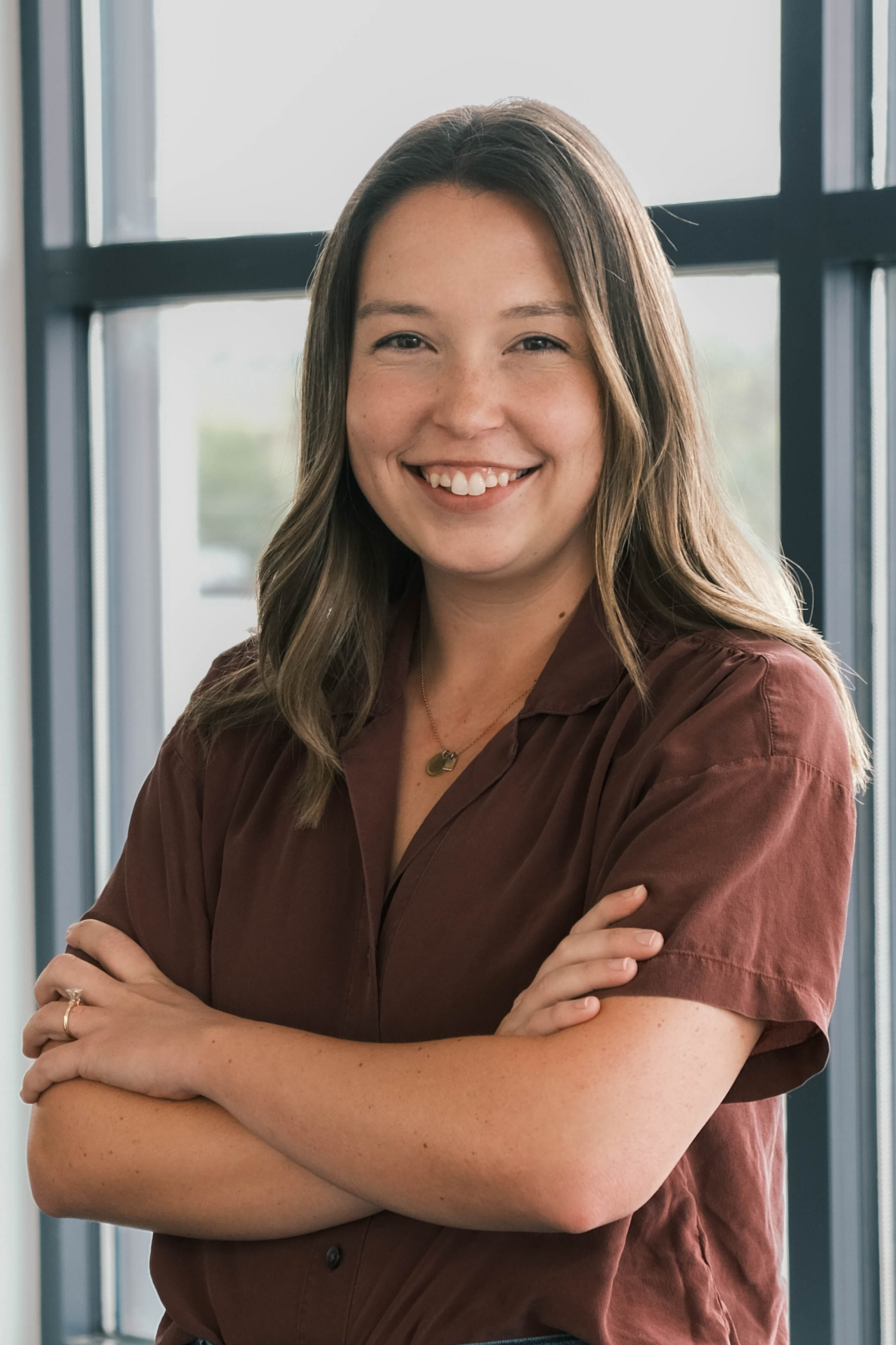 Innovatemap product designer poses for her team photo